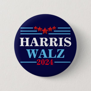 Harris Walz 2024 Präsident - Tim Walz Button