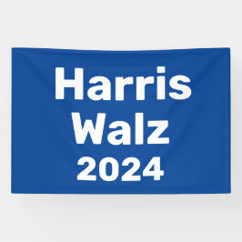 Harris / Walz 2024 Präsidentschaftskampagne Banner