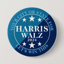 Harris Walz 2024 Präsidentschaftswahl Politisch Button