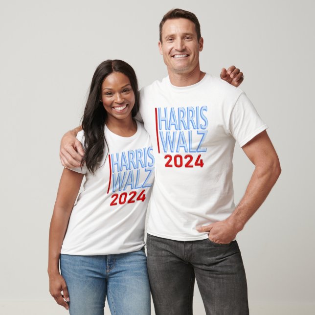 Harris Walz 2024 Präsidentschaftswahl T-Shirt (Unisex)