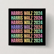 Harris Walz 2024 Rainbow