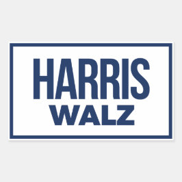 HARRIS WALZ 2024 RECHTECKIGER AUFKLEBER