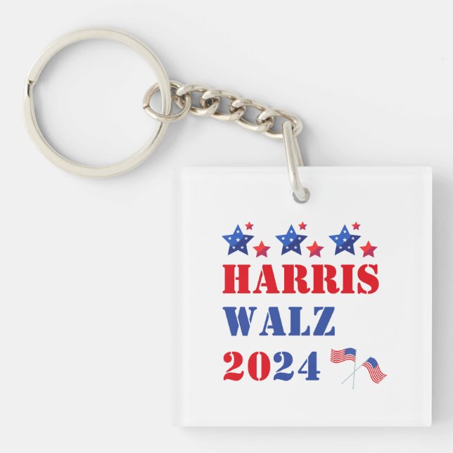 HARRIS WALZ 2024 SCHLÜSSELANHÄNGER (Vorderseite)