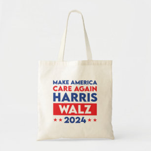 Harris Walz 2024 sorgt wieder für Amerika Tragetasche