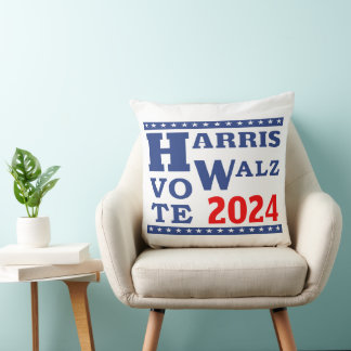 Harris Walz 2024 Stoppt das Gruselige und Seltsame Kissen