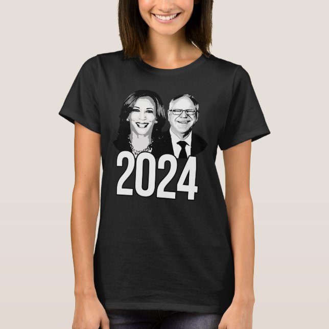 Harris Walz 2024 T-Shirt (Vorderseite)