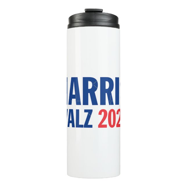Harris Walz 2024 Thermosbecher (Vorderseite)