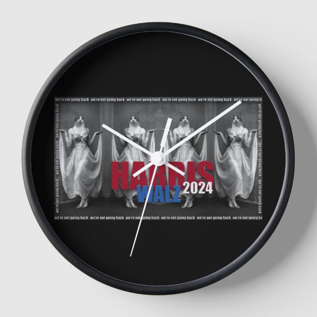 Harris-Walz 2024 Uhr (Vorderseite)