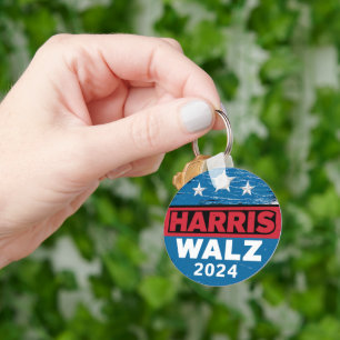 Harris Walz 2024 Wahl Kamala Harris Tim Waltz Schlüsselanhänger
