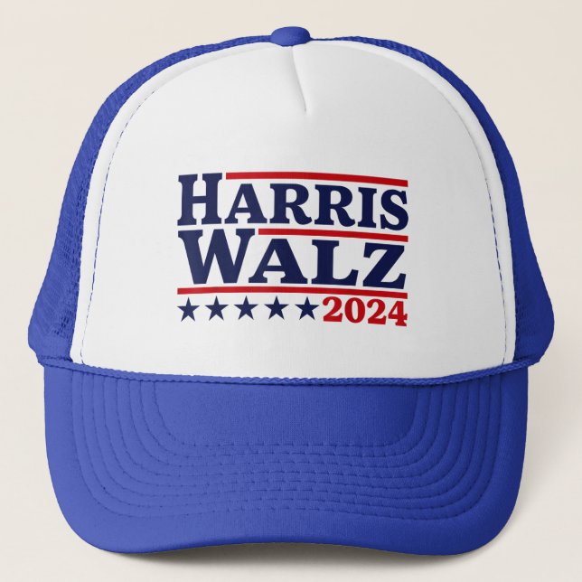 Harris Walz 2024 Wahl Kamala Harris Tim Waltz Truckerkappe (Vorderseite)