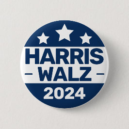 Harris Walz 2024 Wahl Kamala Harris Tim Walz Button