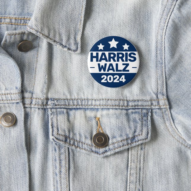 Harris Walz 2024 Wahl Kamala Harris Tim Walz Button (Beispiel)