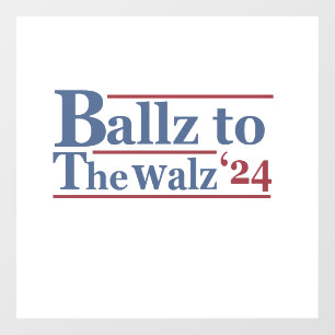 Harris Walz 2024 Wahl Kamala Tim Waltz Amerika Fensteraufkleber