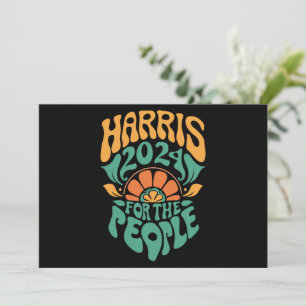 Harris Walz 2024 Wahl Präsidentin Kamala Harris  Einladung