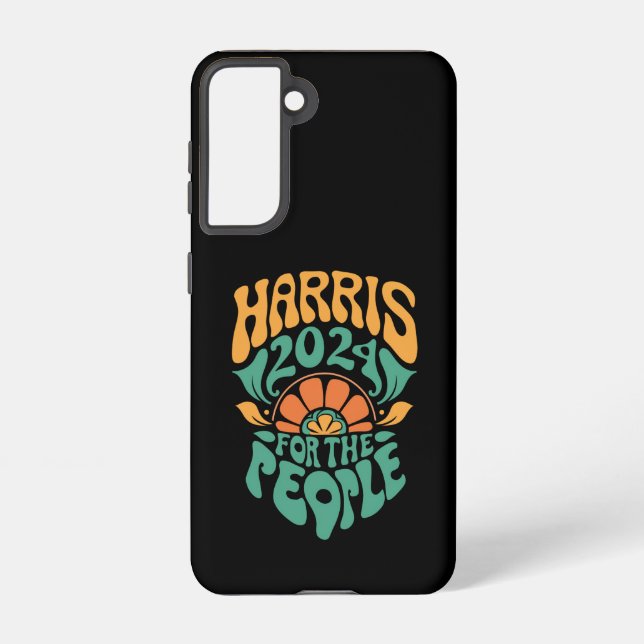 Harris Walz 2024 Wahlpräsident Kamala Harris Samsung Galaxy Hülle (Rückseite)