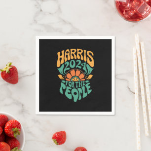 Harris Walz 2024 Wahlpräsident Kamala Harris Serviette