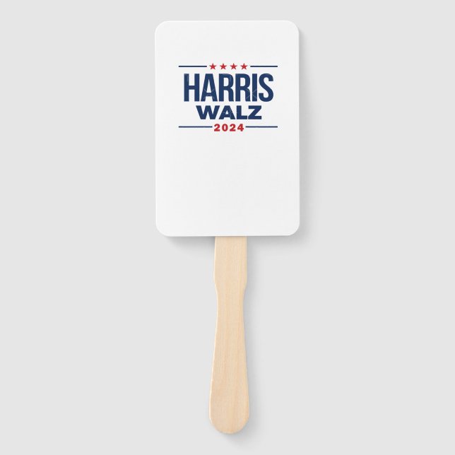 HARRIS WALZ 2024 Wesentlich Fächer (Vorderseite)
