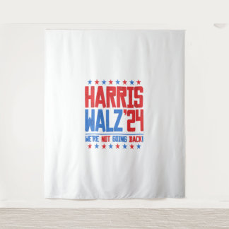 HARRIS WALZ 2024 - Wir gehen nicht zurück Wandteppich