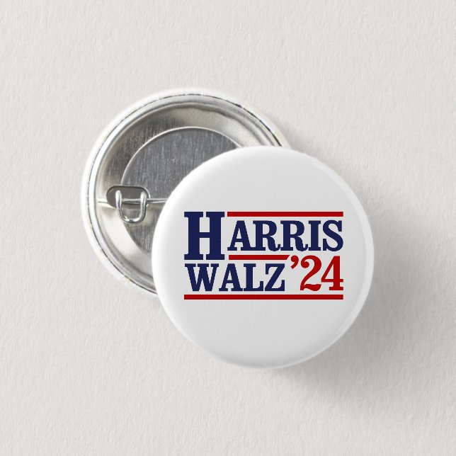 Harris Walz '24 Button (Vorne & Hinten)