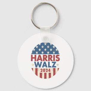 HARRIS WALZ 24 DEMOKRATIE 2024 SCHLÜSSELANHÄNGER