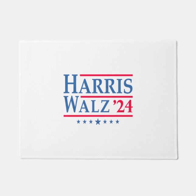 Harris Walz 24 Fußmatte (Vorderseite)
