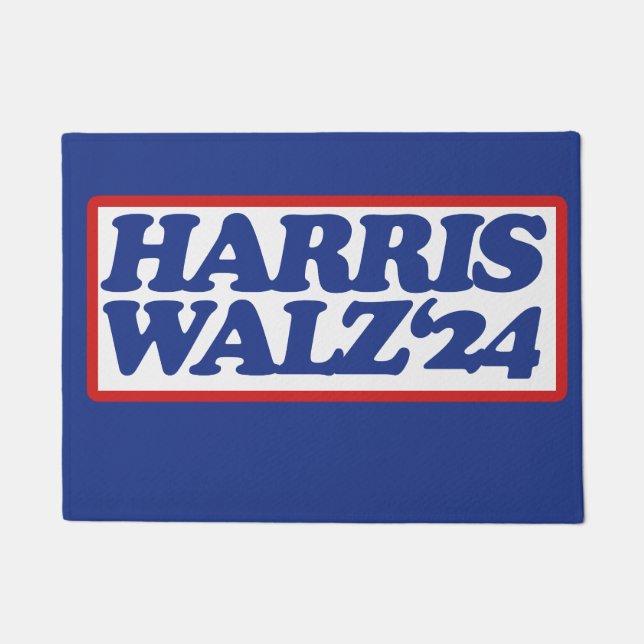 Harris Walz '24 Fußmatte (Vorderseite)