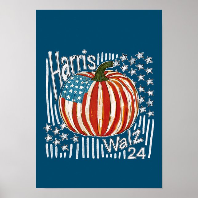 Harris Walz 24 Poster (Vorne)
