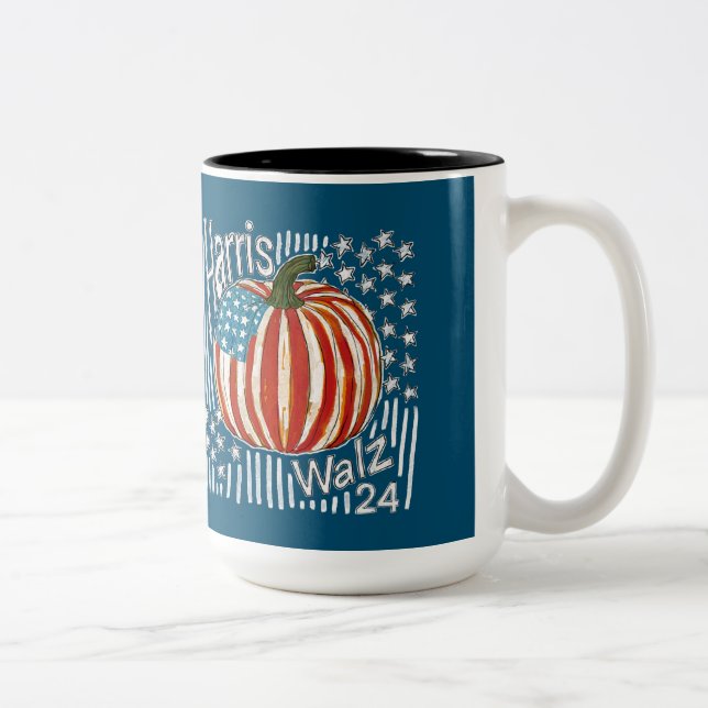 Harris Walz 24 Zweifarbige Tasse (Rechts)