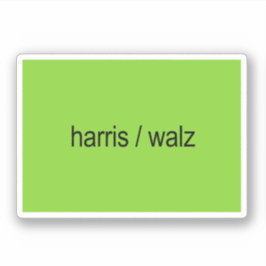 Harris / Walz Brat Summer Aufkleber