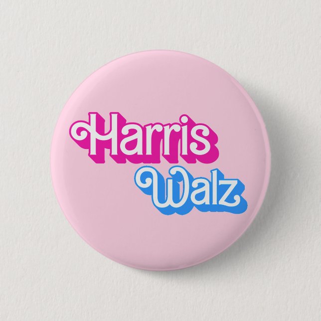 Harris Walz Button (Vorderseite)