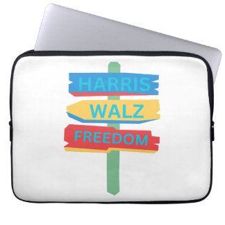 Harris Walz Coconut Tree Laptopschutzhülle