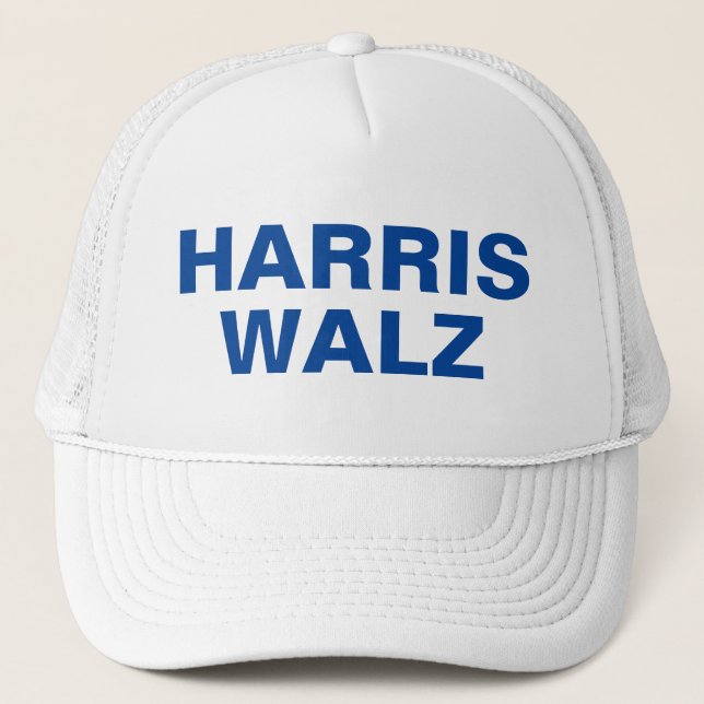 Harris Walz CUSTOMIZABLE Truckerkappe (Vorderseite)