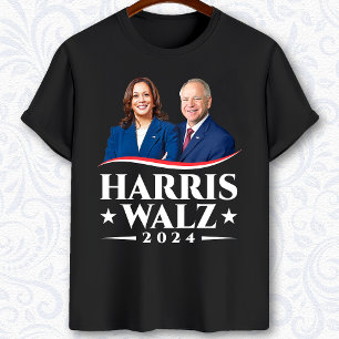 Harris Walz Foto zur Wahl 2024 T-Shirt