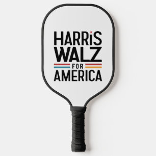 Harris walz für Amerika Pickleball Schläger