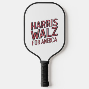 Harris walz für Amerika Pickleball Schläger