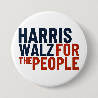 Harris/Walz für den People-Button Button
