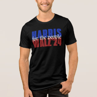 Harris walz für Menschen Tri-Blend Shirt