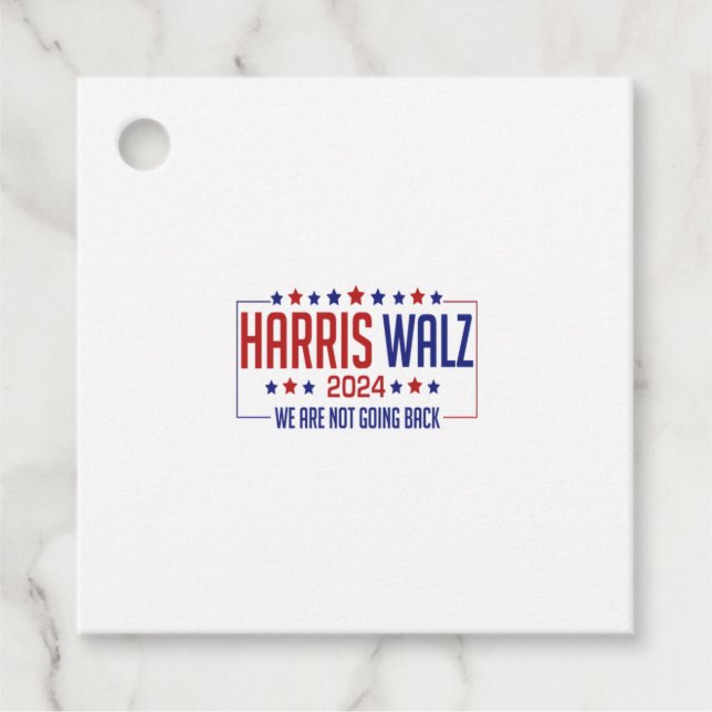 Harris Walz Geschenkanhänger (Vorderseite)