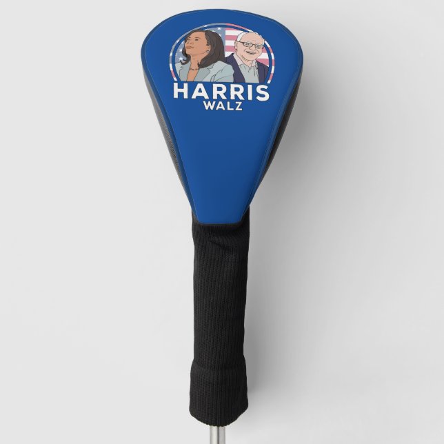 Harris Walz Golf Headcover (Vorderseite)