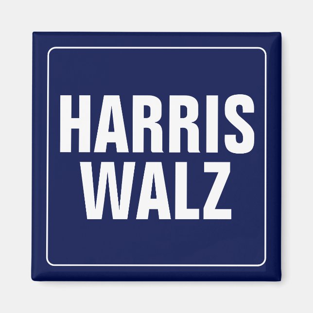 Harris-Walz Magnet (Vorne)