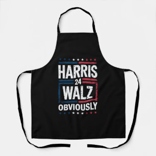 Harris Walz Offensichtlich Harris Waltz 2024 Wahl Schürze