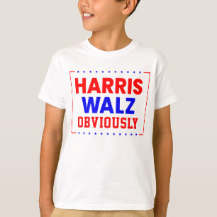 Harris Walz Offensichtlich Kamala Harris für Präsi T-Shirt