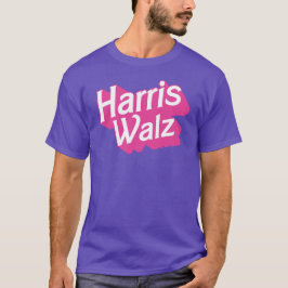 Harris Walz Pink T-Shirt