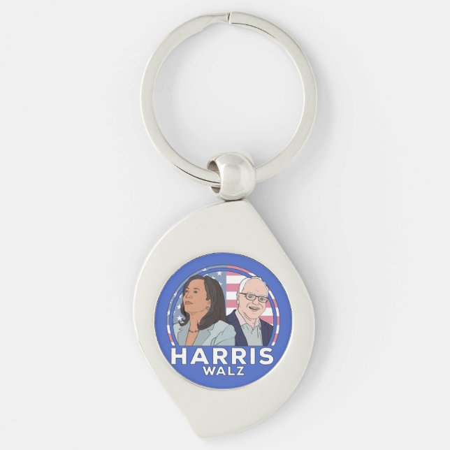 Harris Walz Schlüsselanhänger (Vorderseite)
