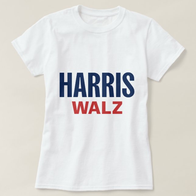 Harris Walz T-Shirt (Design vorne)