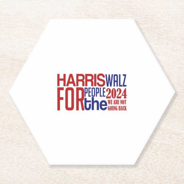 Harris Walz Untersetzer (Vorderseite)