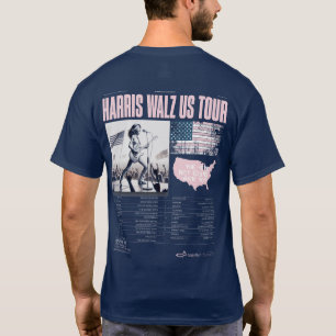 Harris Walz US Tour Kamala Einweihung des Sieges T-Shirt