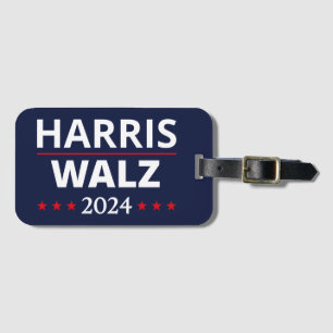 Harris Walz Wahl 2024 III Gepäckanhänger
