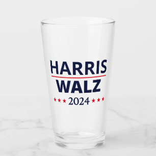 Harris Walz Wahl 2024 III Glas