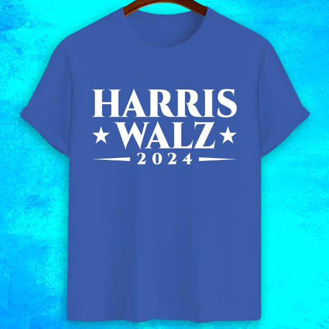 Harris Walz Wahlkampfdemokrat 2024 T-Shirt (Von Creator hochgeladen)